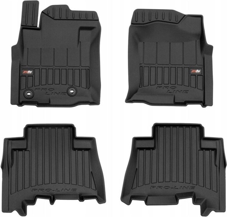 Gummimatten und Fußmatten Toyota Land Cruiser J200 2007-2015 3D Mulde