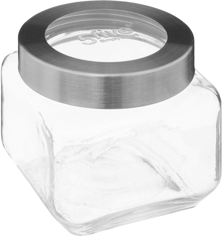 5five Simply Smart - Einmachglas glas deckel kontur stahl miro 0,8l - 5five
