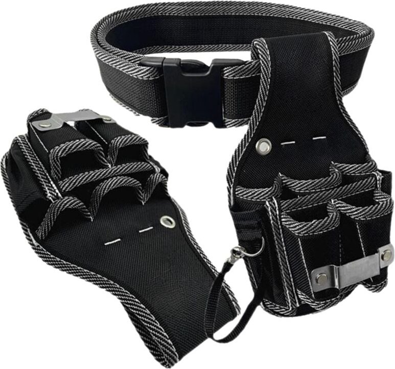 Thumbnail - Canvas Werkzeugtasche Zimmerei Klein Schwarz Oxford Tuch Elektriker Hardware Gürtel