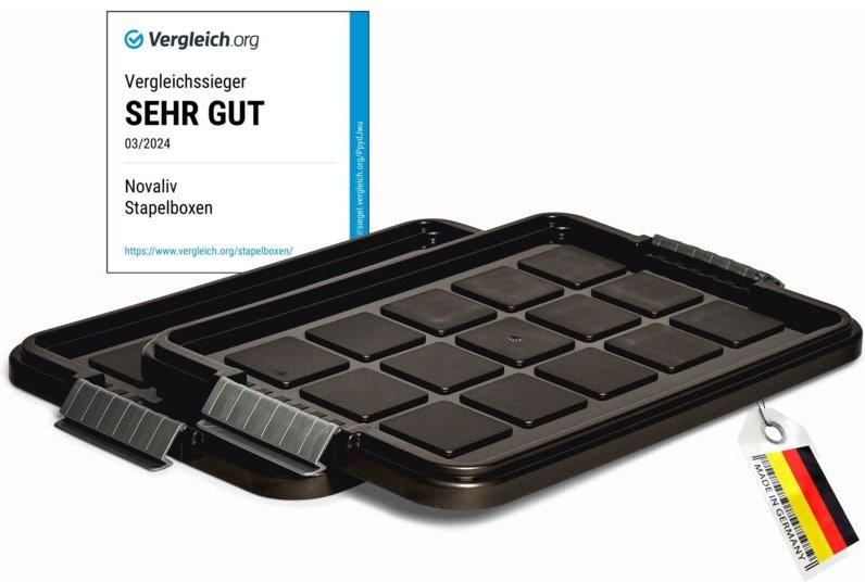 Novaliv - 2x Frischhaltedosen Deckel