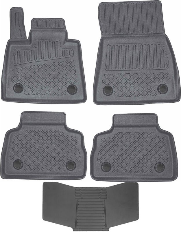 Fußmatten ARISTAR 603640 + ABDECKUNG 251992 -BMW X6 G06 2019- STOP. MOUNT MS + BMW VELCRO vorne und hinten