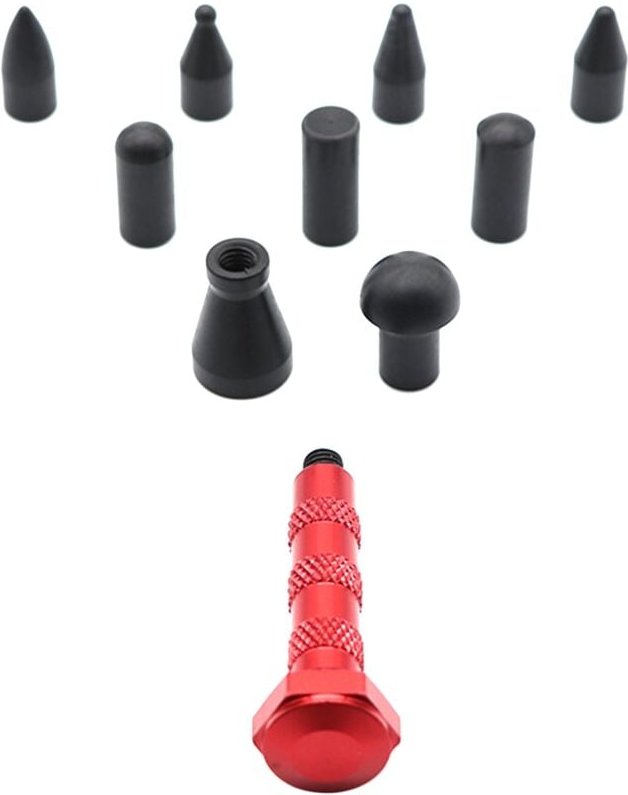 Tlily - 10-teiliges Karosserie-Reparatur-Set, Aluminium-Reparaturstift, Ausbeulen ohne Ausbeulen, Leitungswerkzeuge,