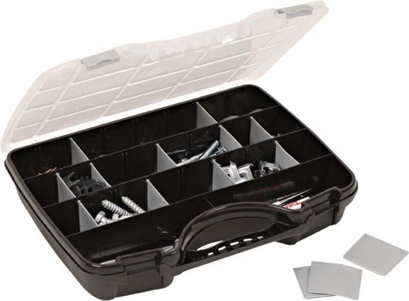 Allzweckkoffer 46 schwarz-silber 388x290x61 - Raaco