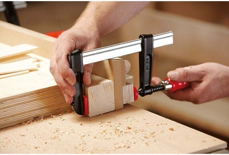 Schraubzwinge Temperguss mit 2-K-Griff Schraubzwingen Leimzwinge - Bessey