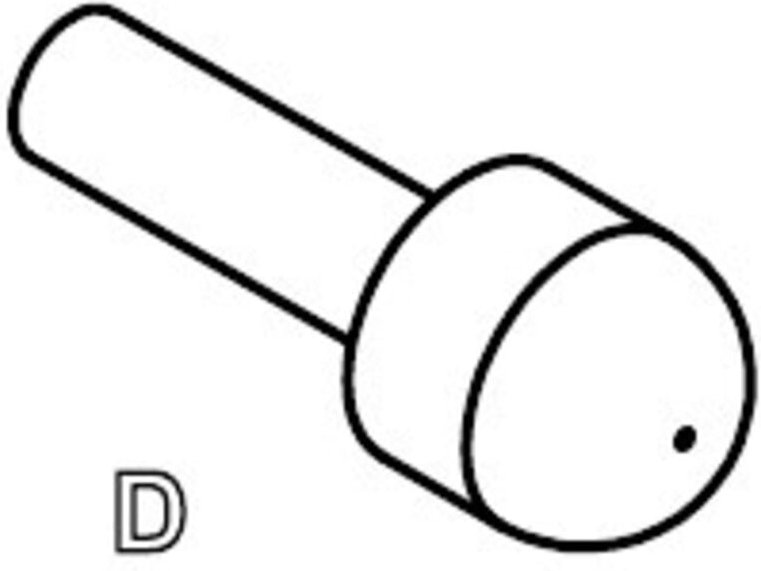Thumbnail - PTR Hartmann 1015-D-0.7N-AU-0.65C Präzisionsprüfstift