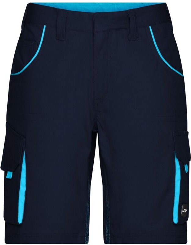 Thumbnail - James&nicholson - Bermuda JN872 Gr. 60 navy/turquoise