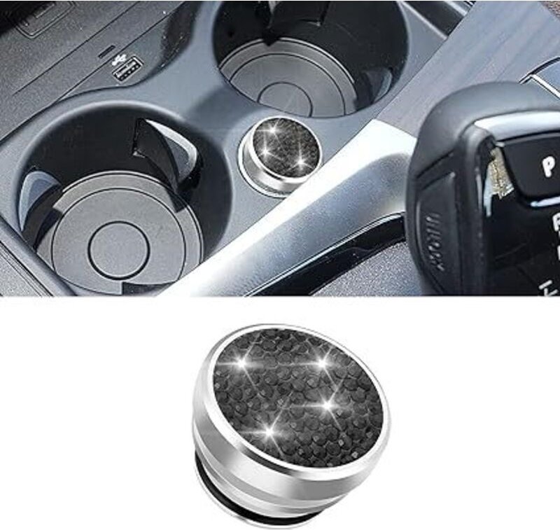Auto Zigarettenanzünder Stecker Abdeckung, Kristall, staubdicht, für Zigarettenanzünder, Knopfabdeckung, Auto Innendekor...