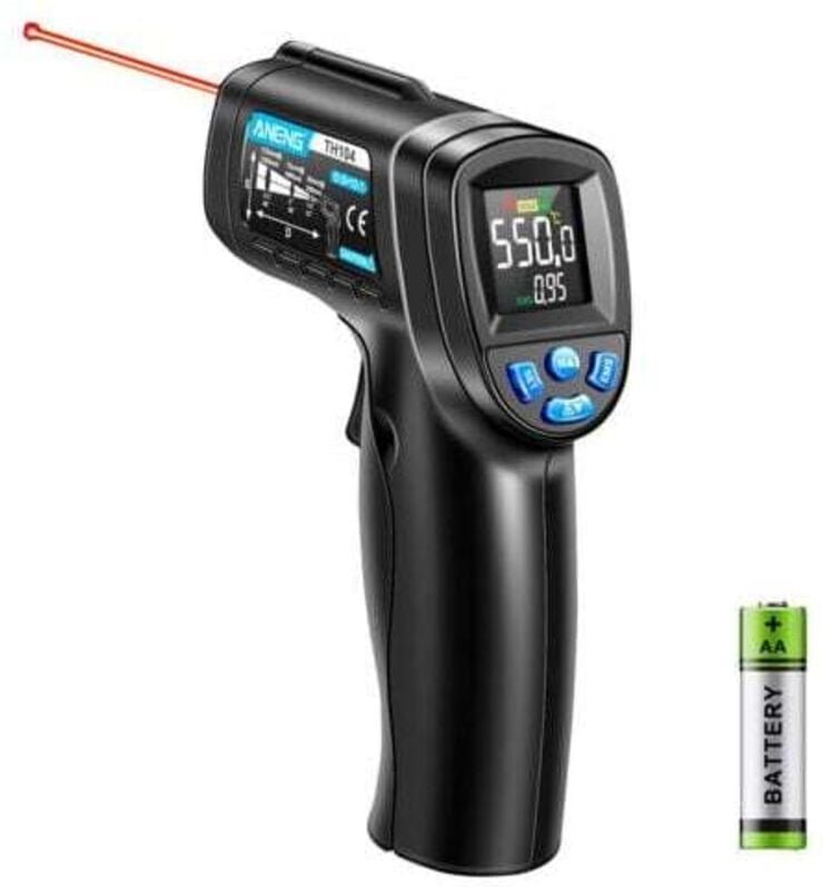 XVX - Infrarot-Thermometer, -50 °c bis 550 °c (-58 °f bis 1022 °f), berührungsloses Laserthermometer mit einstellbarem E...
