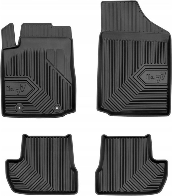 Gummimatten Citroen C2 2003-2009 Kofferraum 77