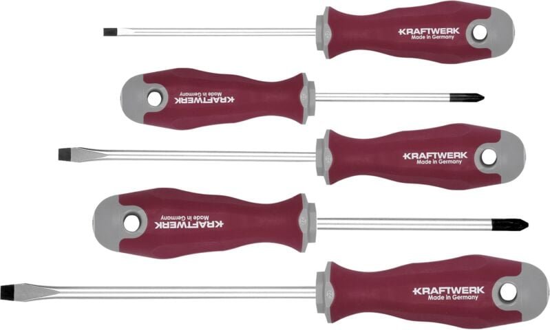 Schraubendrehersatz für Schlitz und ph 5-tlg.