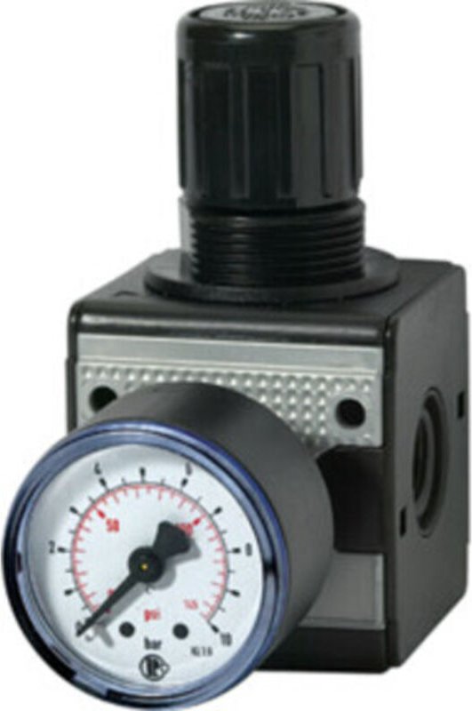 Riegler Druckregler multifix 6000 L/min mit Manometer, 0,5 - 10 bar, G1/4'