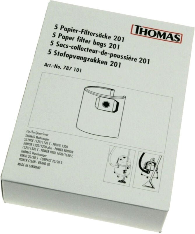 Ersatzteil - Box mit 5 Papiersäcken - Thomas