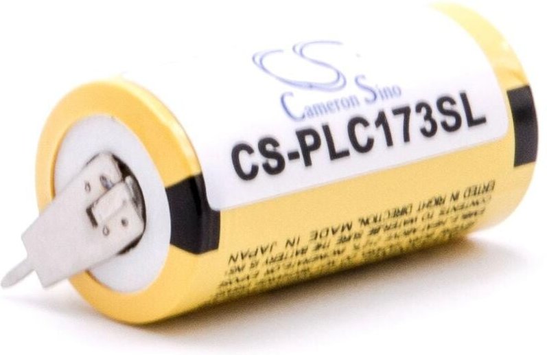 vhbw Akku kompatibel mit Panasonic BR-2/3AG with Weld Leg PLC Programmable Logic Controller (1450 mAh, 3 V, Li-MnO2)