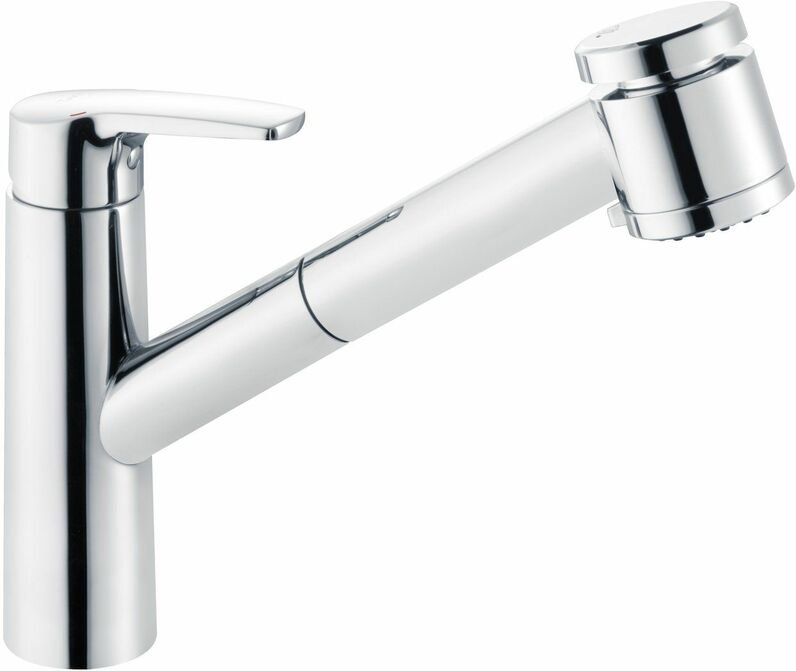 Heinrichschulte - Spültischarmatur omega2, mit herausziehbarer Handrause