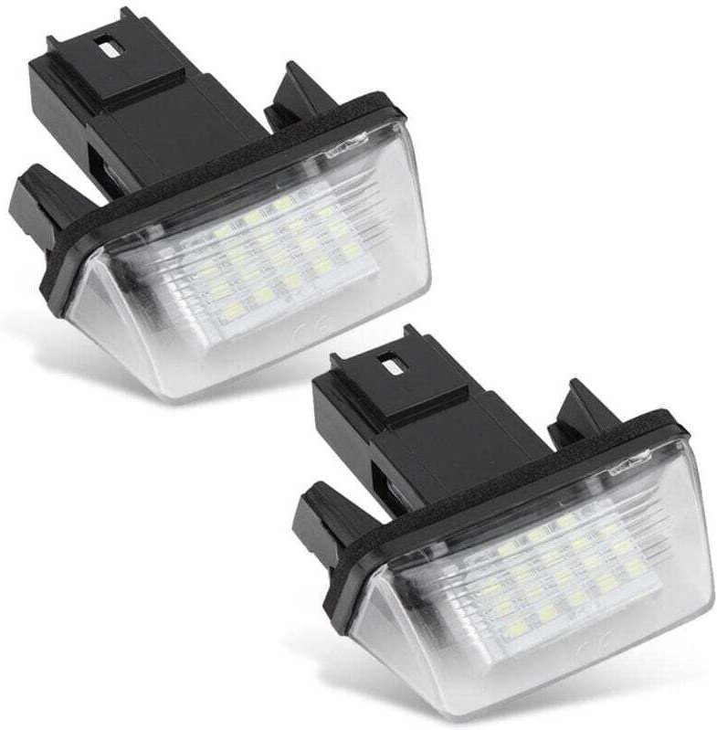 CHOYCLIT 2 Stück 18 LED-Kennzeichenbeleuchtung links und rechts für C3 2002–2009/BERLINGO/306 307 406 5008