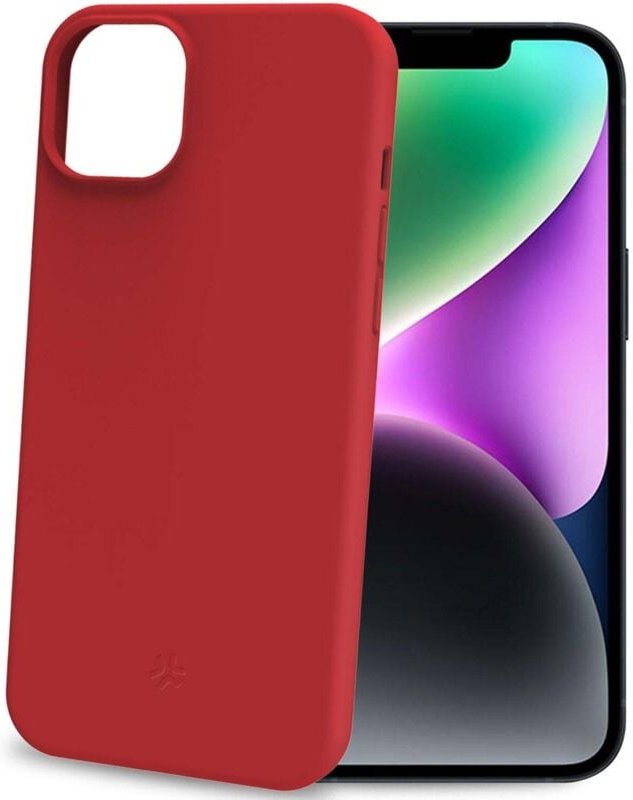 Celly - Cromo soft gummihulle iphone 15 rot