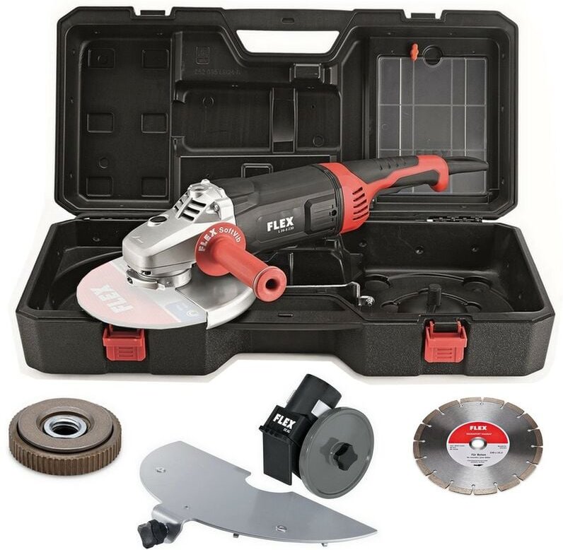 Flex Winkelschleifer L26-6 230TK-S Absaughaube DEAG Diamant-Trennscheibe SDSClic