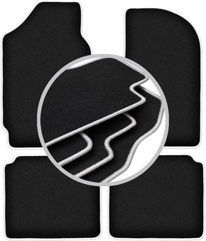 Thumbnail - CARLUX-SILVER Autofußmatten für: Polski Fiat 125P Limousine (1967-1991)