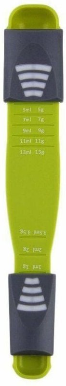 Verstellbarer messloffel 05 bis 13 ml - grun