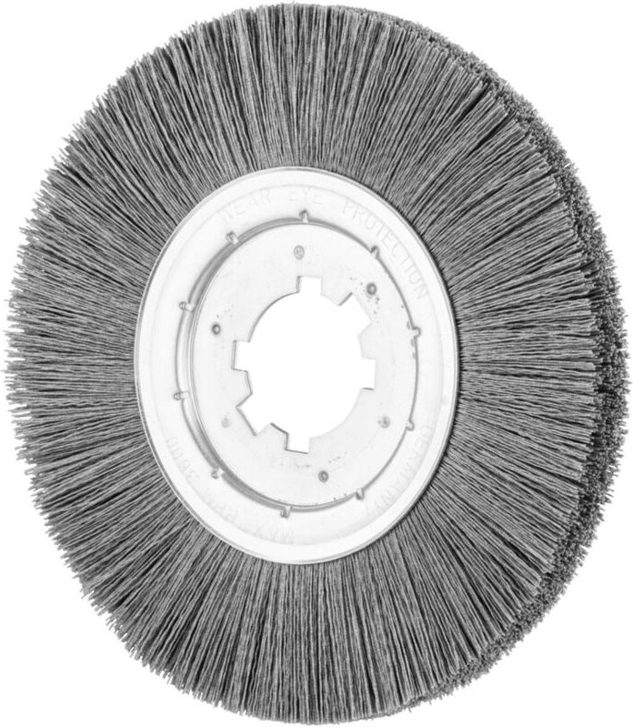 PFERD TOOLS Rundbürste ungezopft RBU Ø 250x15x50,8 mm Bohrung SiC-Filament-Ø 0,55 mm Korn 120 stationär