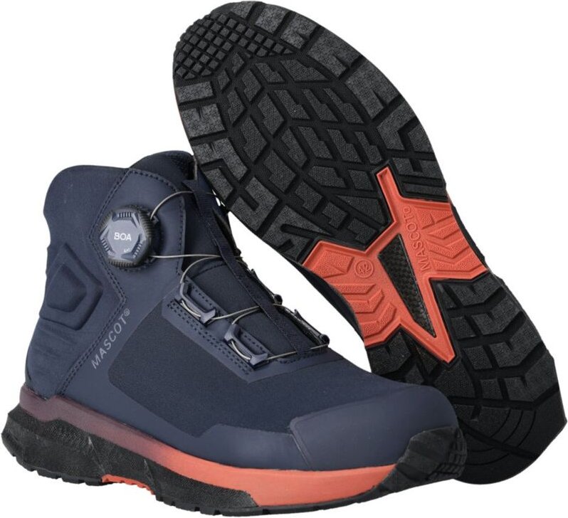 Safety Stiefel footwear customized F1681-704 Gr. 0839 dark navy/bordeaux - Mascot