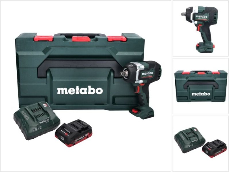 Metabo SSW 18 LTX 800 BL Akku Schlagschrauber 18 V 800 Nm 1/2" Brushless + 1x Akku 4,0 Ah + Ladegerät + metaBOX