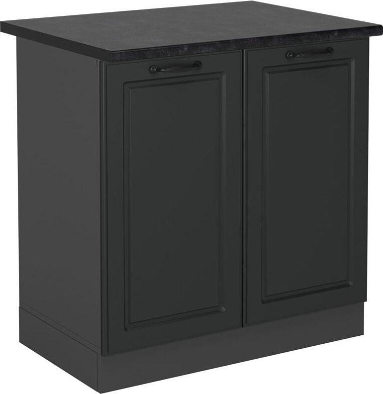 Thumbnail - Vicco - Spülenunterschrank R-Line, Anthrazit Landhaus, 80 cm , ap Anthrazit