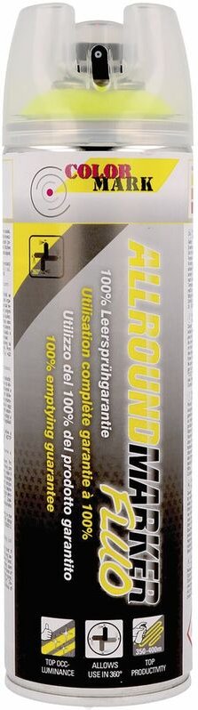 Dupli-color - ColorMark Allround-Marker Markierspray Baustelle 360°-Ventil leuchtgelb 500ml