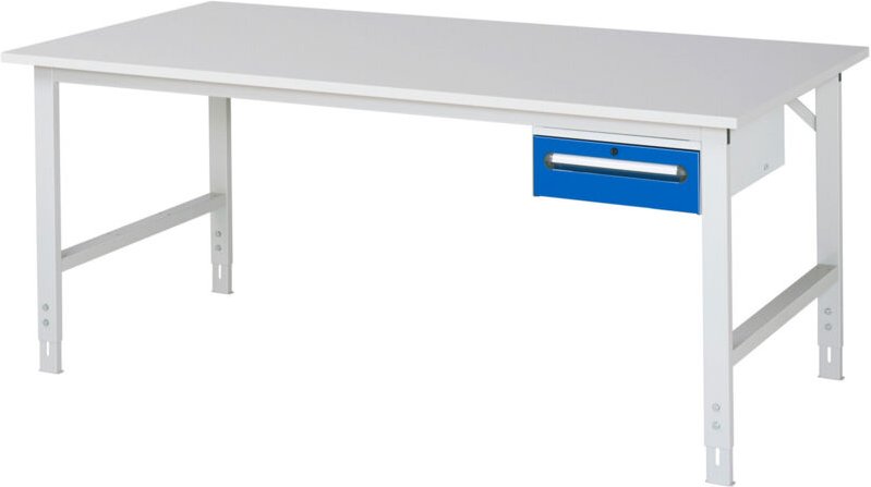 Rau Arbeitstisch Tom höhenverstellbar KM02, B2000xT1000xH760-1080mm, M-Platte-22mm