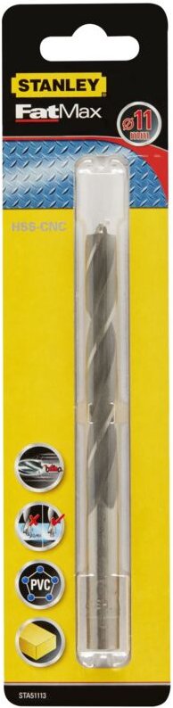 HSS-CNC-Bohrer mit Pilotspitze ø 11mm STY-STA51113-QZ