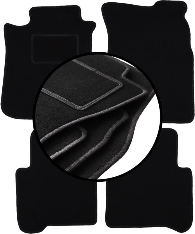 Komplettset Veloursmatten für: Mitsubishi 3000GT Coupé (1994-2001)