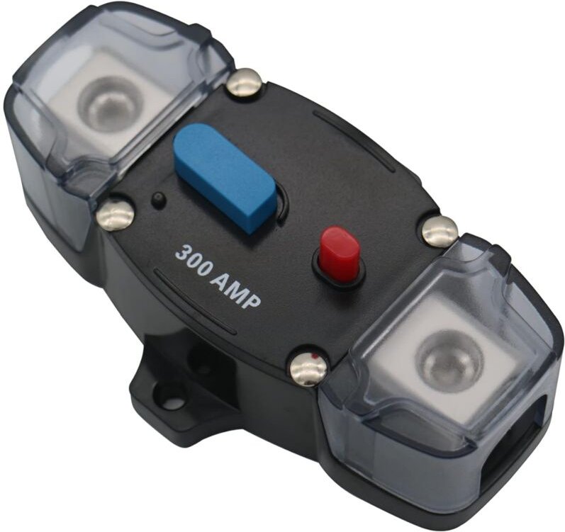 1pc Auto-Sicherungshalter 12V-48V Audio-Sicherungsschutzsystem für Auto, Wohnmobil, Boot (300A)