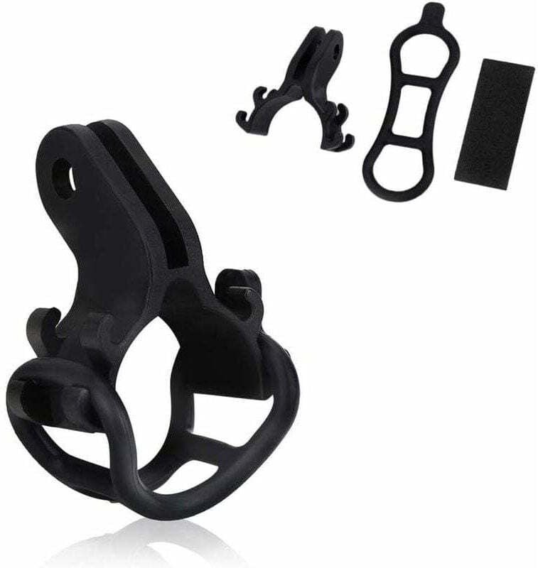 XVX - Taschenlampenhalter, Fahrradlichthalter, universeller stabiler Fahrradlenker-Taschenlampenhalter, Fahrrad-Taschenl...
