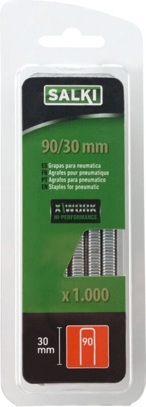 Blister 1000Stk - Heftklammer Typ 90 30mm