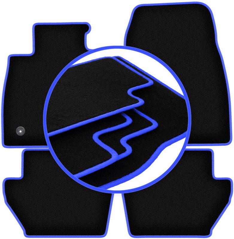 CARLUX-BLUE Autofußmatten für: Ford Puma II Crossover (2019-)