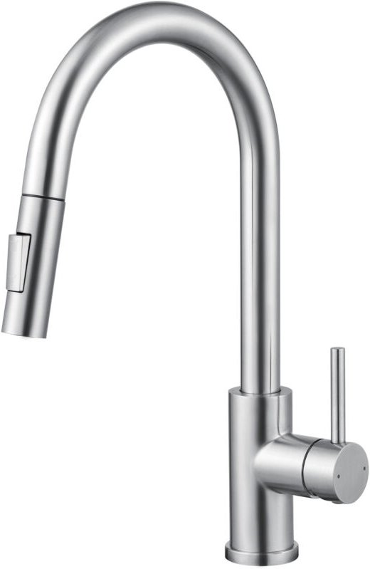 Küchenarmatur Wasserhahn Küche mit ausziehbar Brause, 360° Drehbar Spültischarmatur Küche, Wasserhahn für Küchenspüle, G...