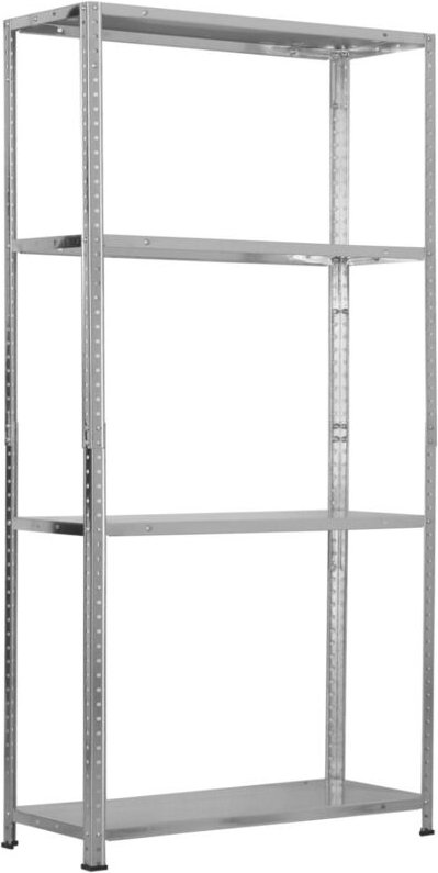 SteelSmart Modulares Metallregal mit 4 Böden 160kg 145x30x70cm 7house