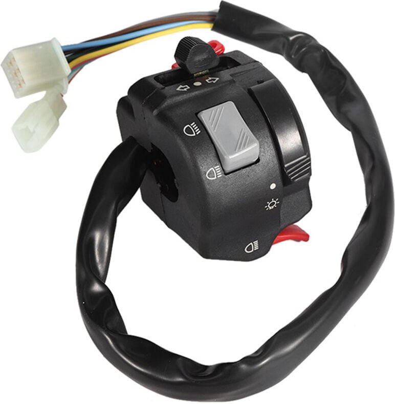 Jeffergarden - Motorrad-Lenker-Steuerschalter, Scheinwerfer, Blinker, Hupenknopf-Baugruppe