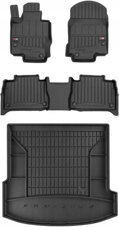 SET 3D Gummifußmatten Mercedes GLE C167 Coupe ab 2019-