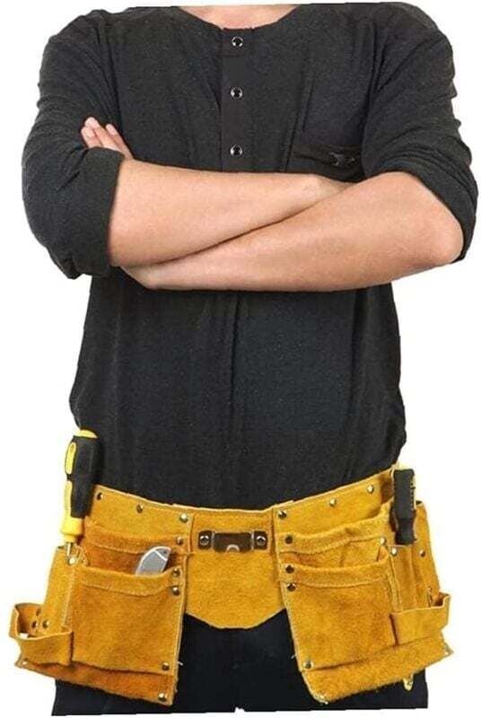 Dachdecker-Werkzeuggürtel aus Leder - XVX