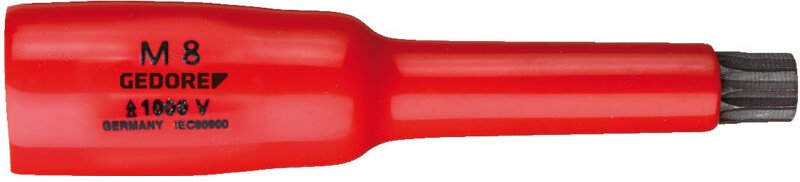 Vde inx 30 8 VDE-Schraubendrehereinsatz 3/8' xzn M8