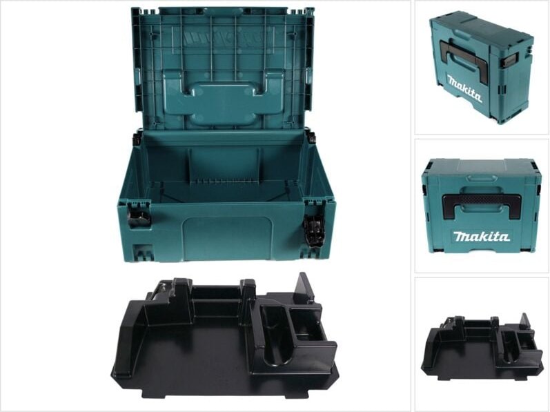 Makpac 2 Systemkoffer - mit Einlage für bda / dda 351 - Makita