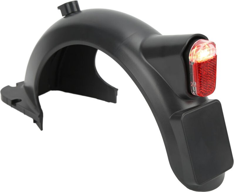 Jeffergarden - Hinterer Kotflügel für Elektroroller mit Montagestreifen-Haken-Rücklicht für Ninebot max G30 G30D Kotflüg...