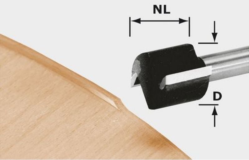 Bündigfräser hw d 19/16 S8 ofk 700 – 491666 - Festool