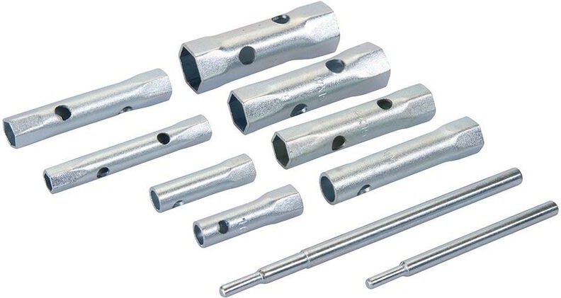Metrische Rohrsteckschlüssel, 8-tlg. Satz 8–22 mm