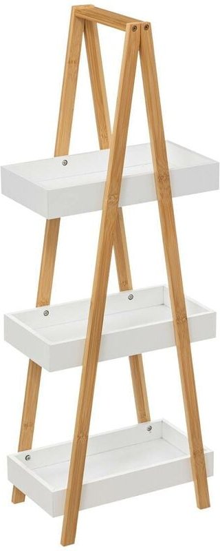 5five Simply Smart - Servierwagen 3 ebenen dreieck naturéo bambus weiß - 5five