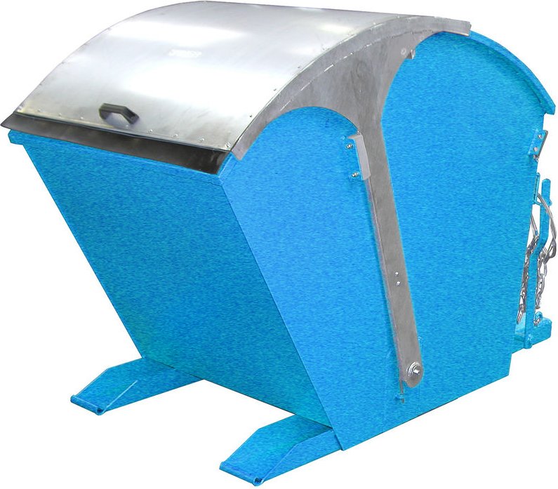 Bauer Kippbehälter RD 1000, lackiert, Lichtblau