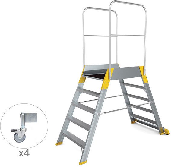 Leiternüberstieg 2x5 Stufen - Max Arbeitshöhe 3.04m - 9705R