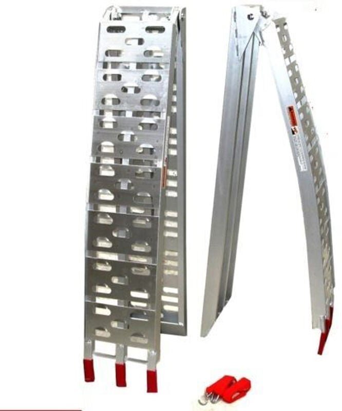 Apex - 2 Stück Auffahrrampe a 340 kg 06142 Auffahrschiene alu rampe - gesamt 680kg c