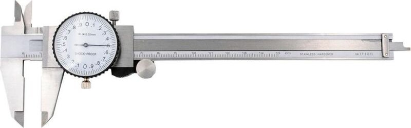 Uhrmessschieber 150 mm 1/50 - Format